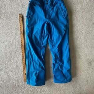 Spyder mens Blue Insulated Snow Ski Pants Size S Smoke Free Pet Free